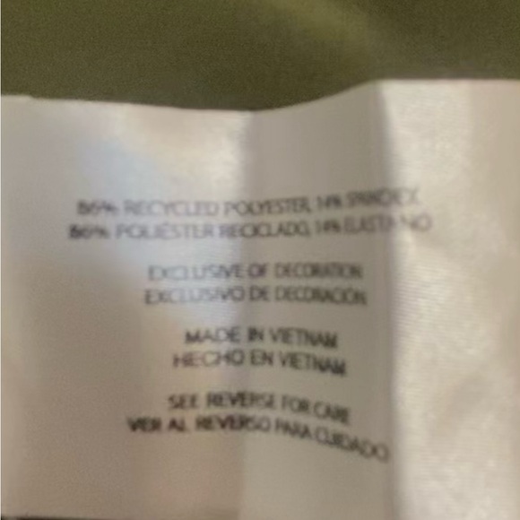 Banana Republic Bomber zip up soft fall Jacket olive green - Picture 5 of 6